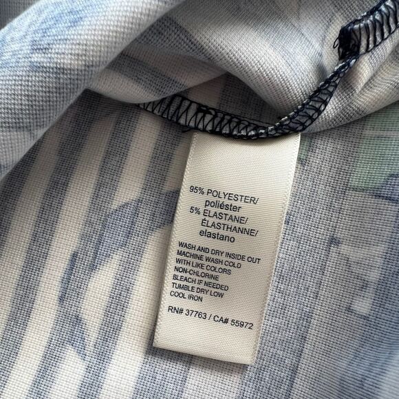 rafaella LP striped floral boat neck top - Picture 9 of 10